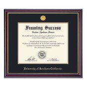 USC Trojans Windsor Medallion 8.5 x 11 Diploma Frame BA/MA/PHD